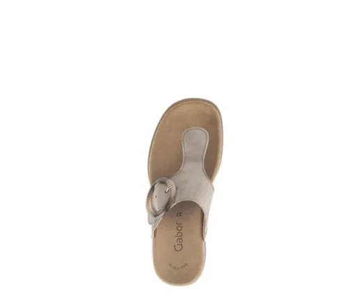 Teenslipper beige