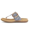 Teenslipper blauw