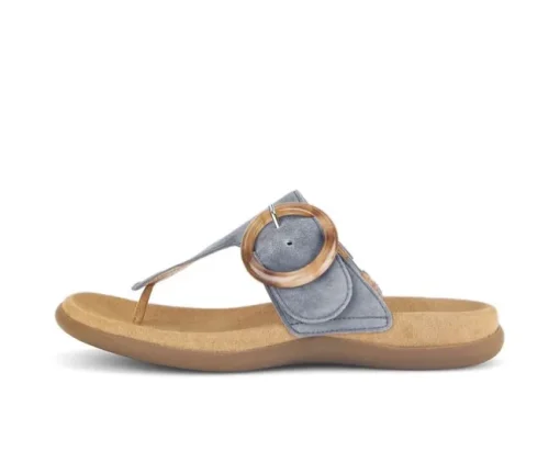 Teenslipper blauw