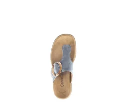 Teenslipper blauw