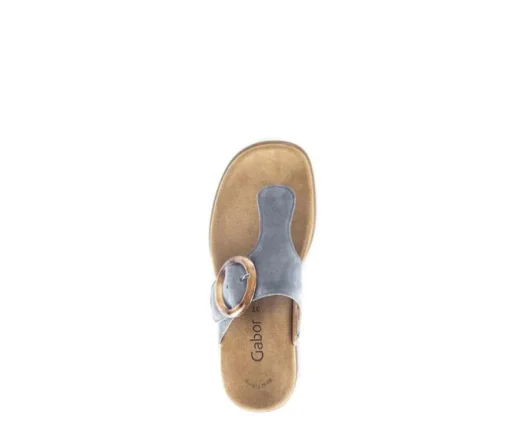 Teenslipper blauw