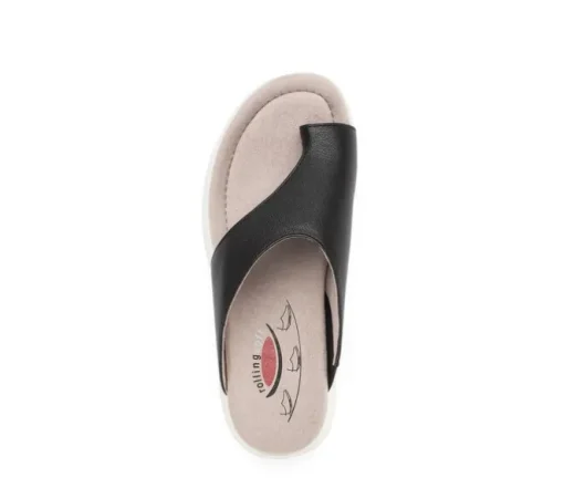 Teenslipper zwart