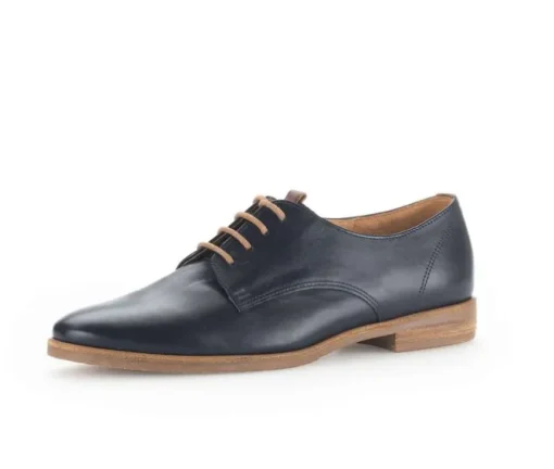 Veterschoen blauw