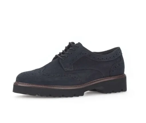 Veterschoen blauw