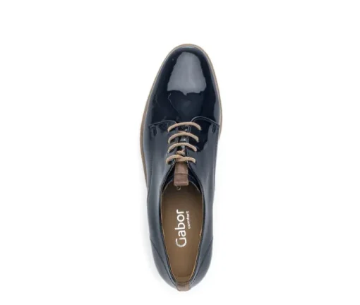 Veterschoen blauw