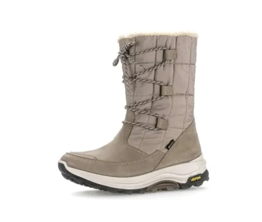 Winter enkellaarsje beige