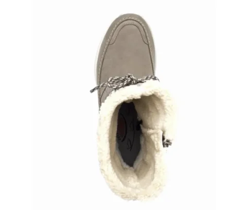 Winter enkellaarsje beige